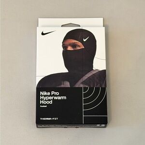 Nike Pro Therma-Fit Hyperwarm Hood Ski Mask Black Brand New